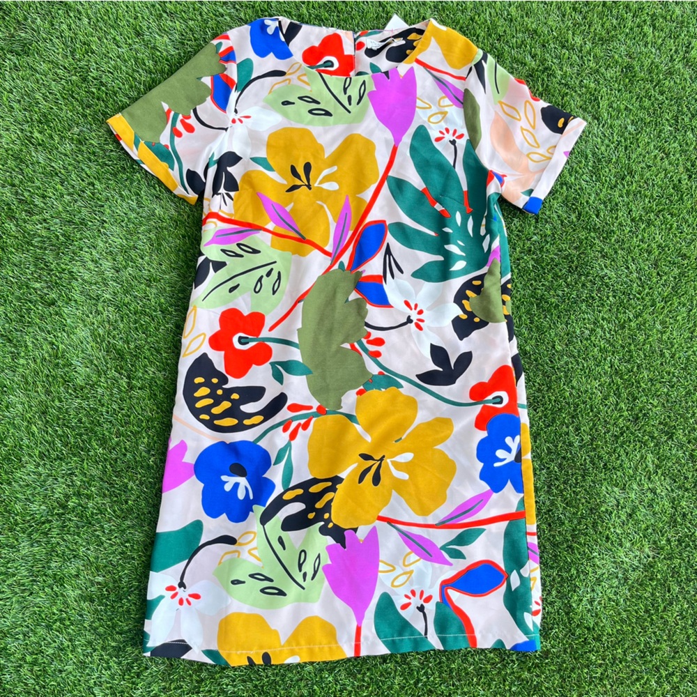 Molly Bracken abstract retro dress size M